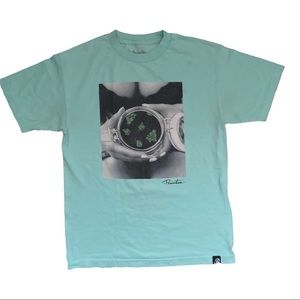 Primitive Apparel Graphic T-Shirt | Vintage Streetwear Skate Tee | Mint Green